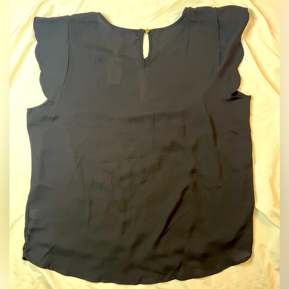 NWT Iris Black Blouse
